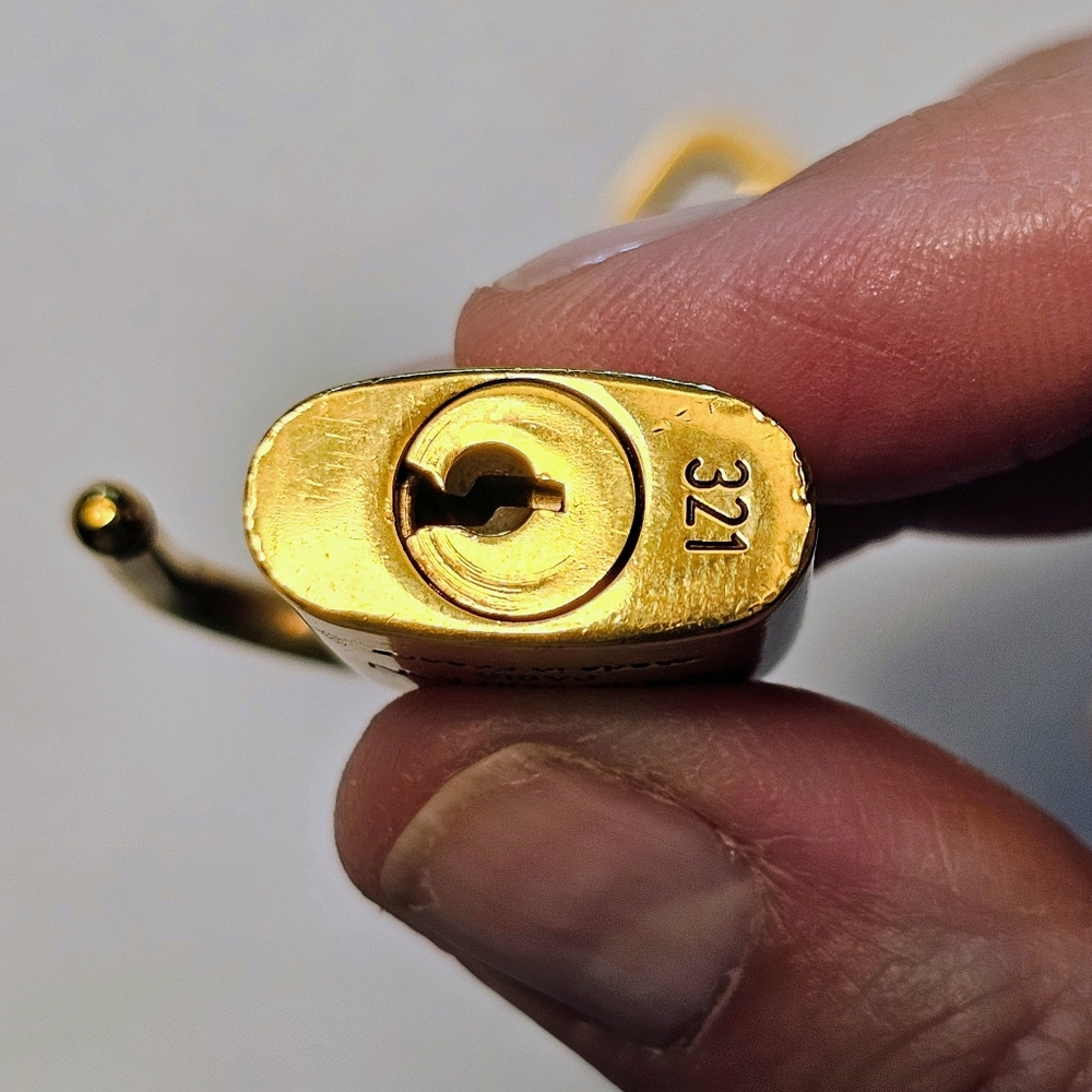 Louis Vuitton Brass Lock #321 Vintage 90s - Picture 5 of 6